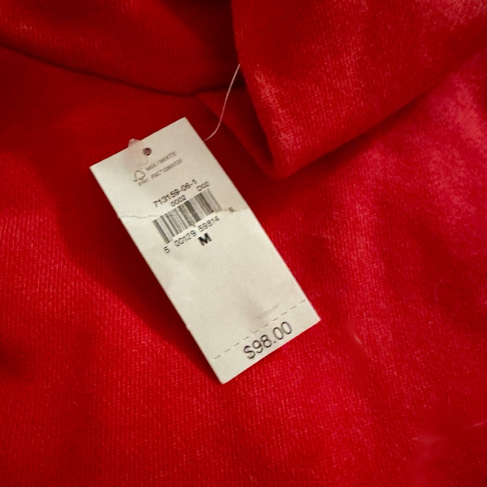 NWT Gap Disney Minnie Oversized Hoodie Red Varsity Fleece Sweatshirt Size M - Picture 4 of 4